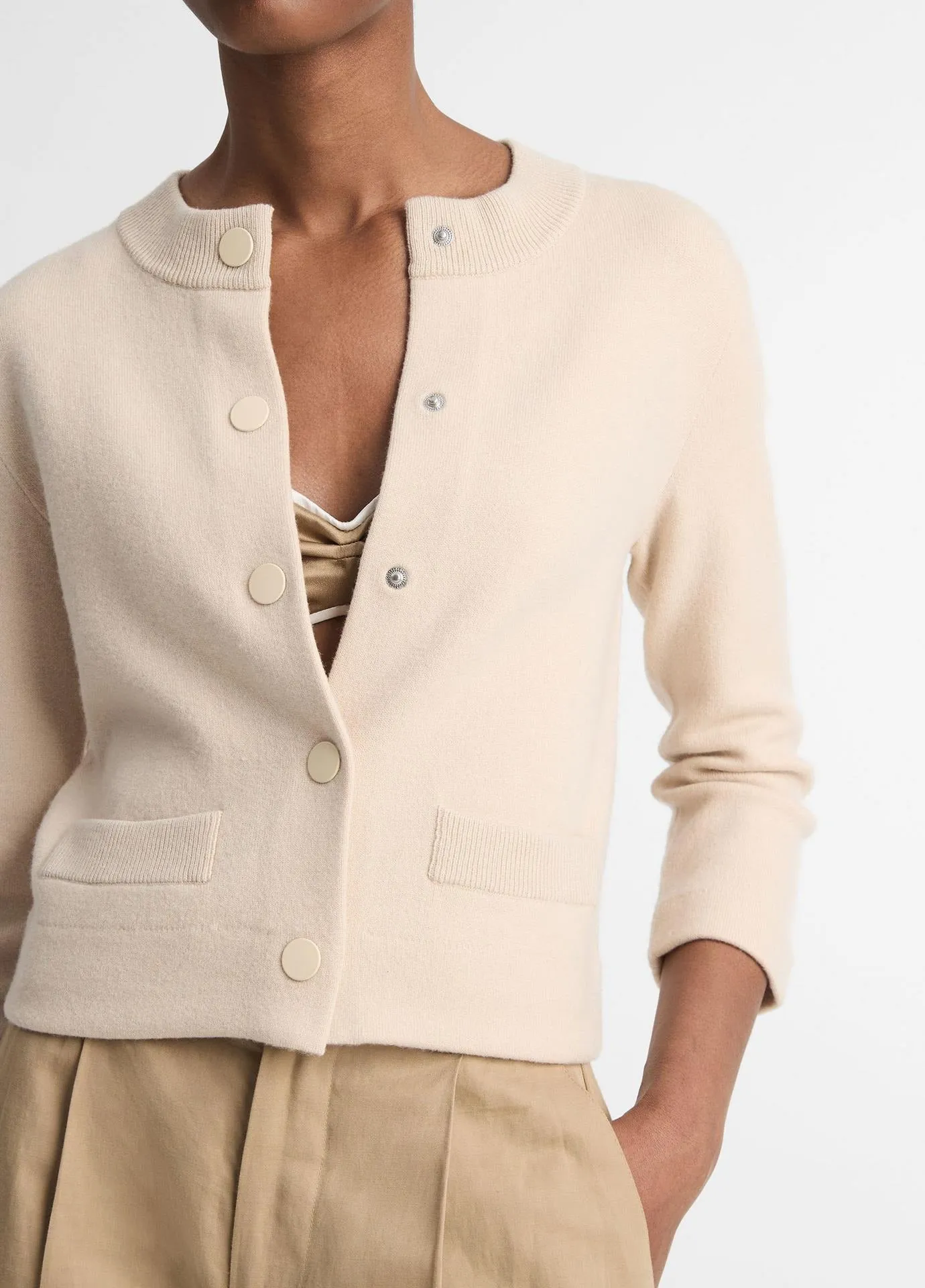Vince Shrunken Snap Cardigan (More Colors)