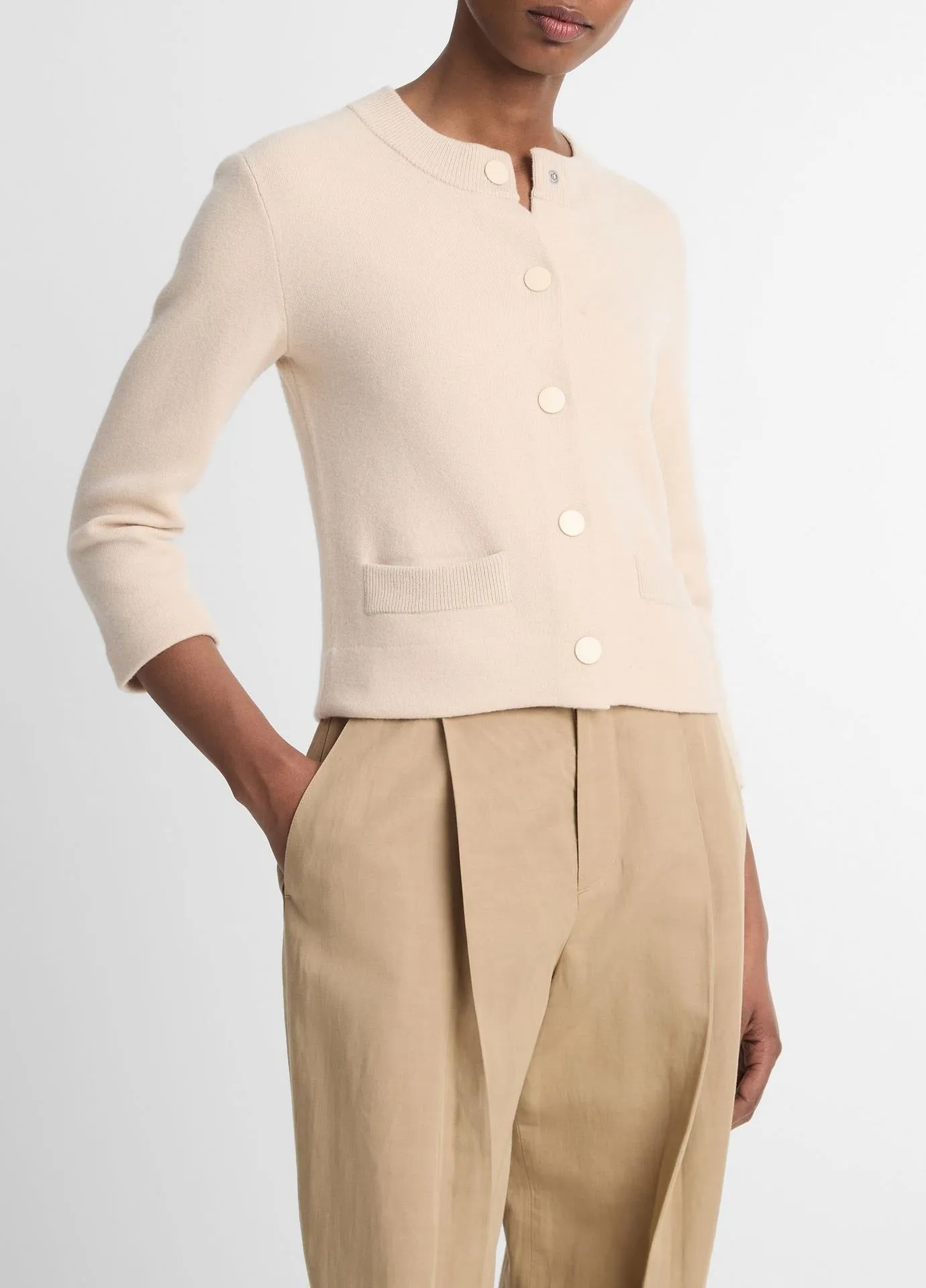 Vince Shrunken Snap Cardigan (More Colors)