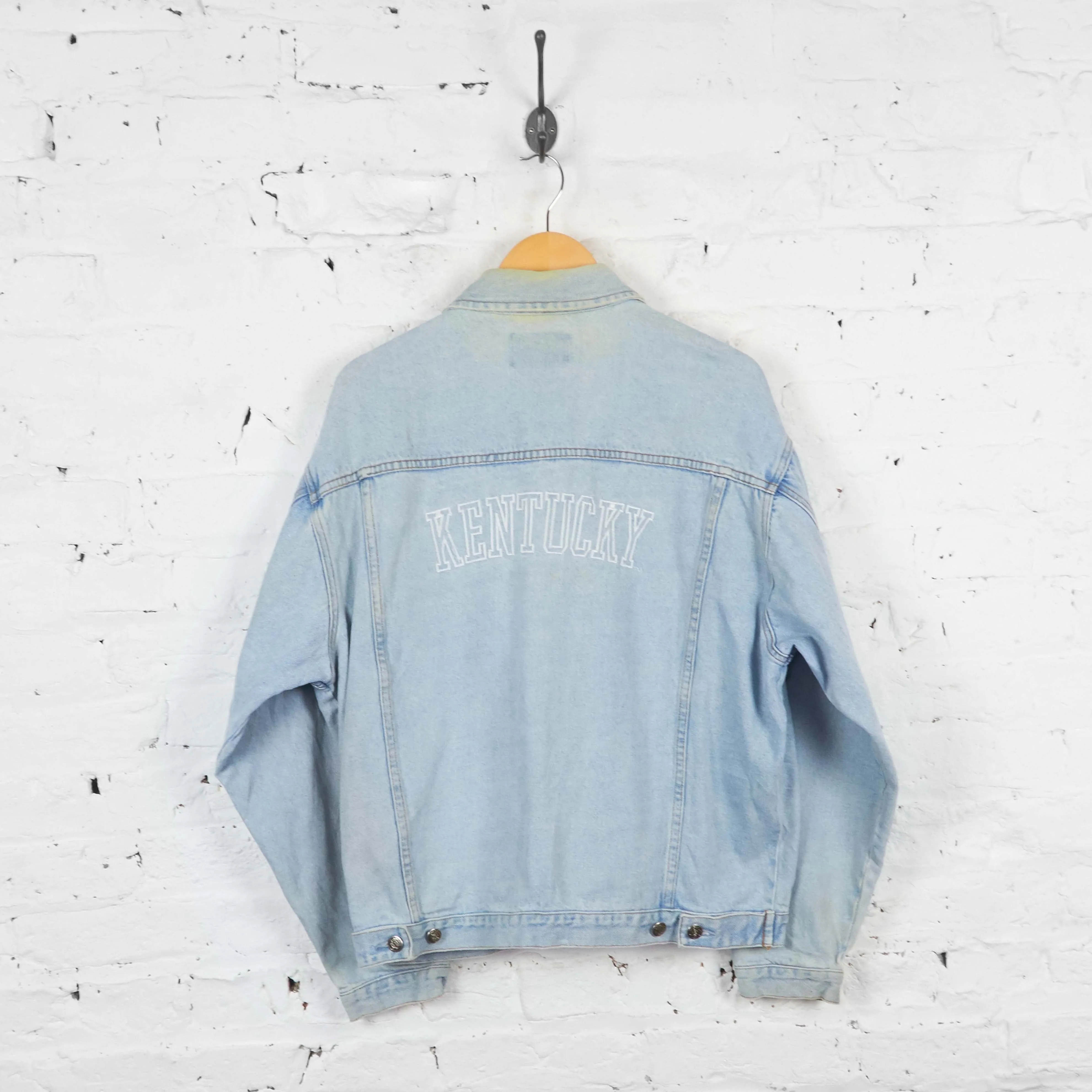 Vintage Kentucky Wildcats Denim Jacket - Blue - L