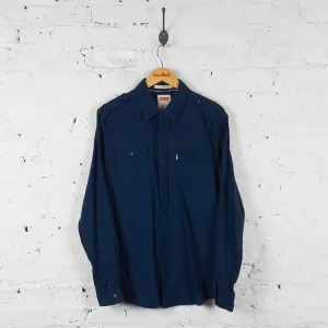 Vintage Levi's Button Up Shirt - Navy - L