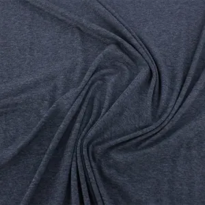 Viscose Lycra Melange Fabric Dark Grey 145cm