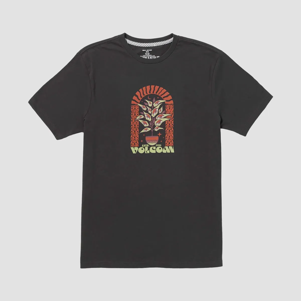 Volcom Delights Earth Tripper FTY T-Shirt Stealth