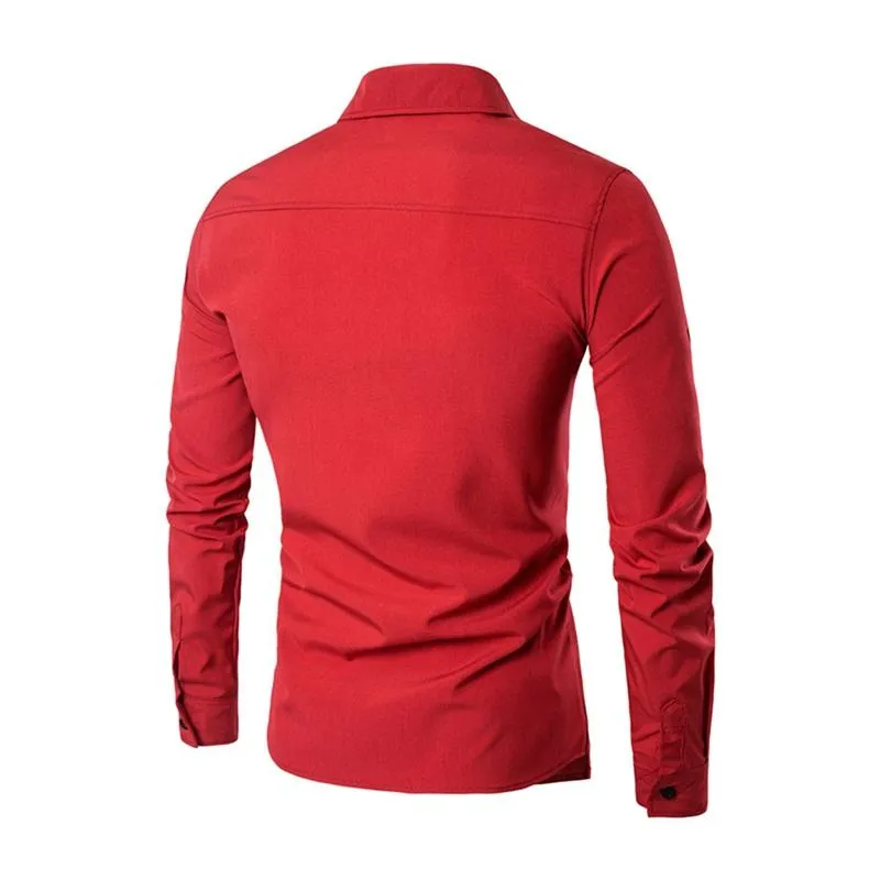 West Louis™ Color Social Dress Shirt
