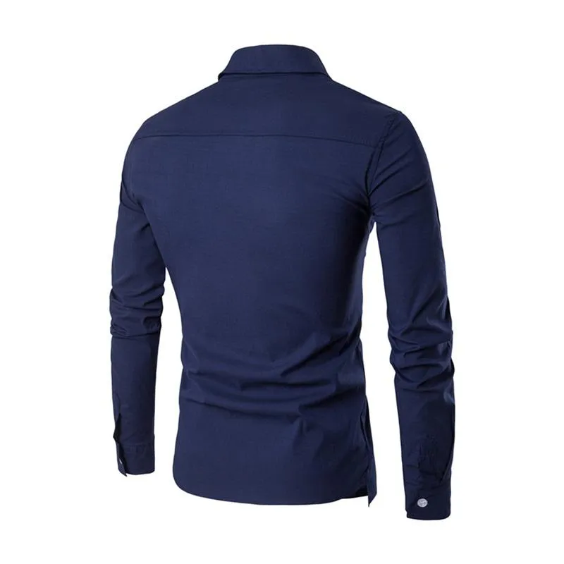 West Louis™ Color Social Dress Shirt