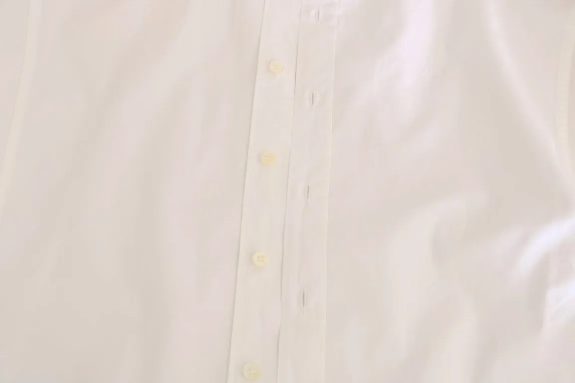 White Cotton SICILIA Slim Fit Shirt
