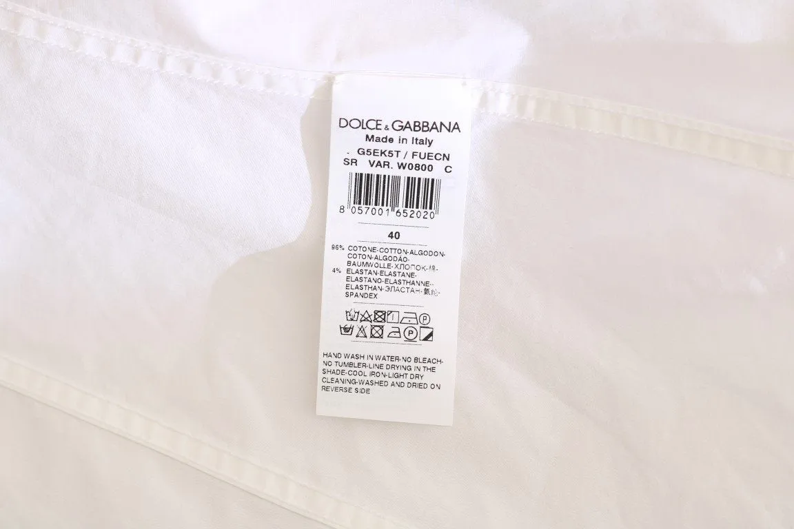 White Cotton SICILIA Slim Fit Shirt