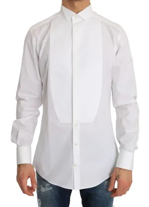 White Cotton Slim Fit Shirt