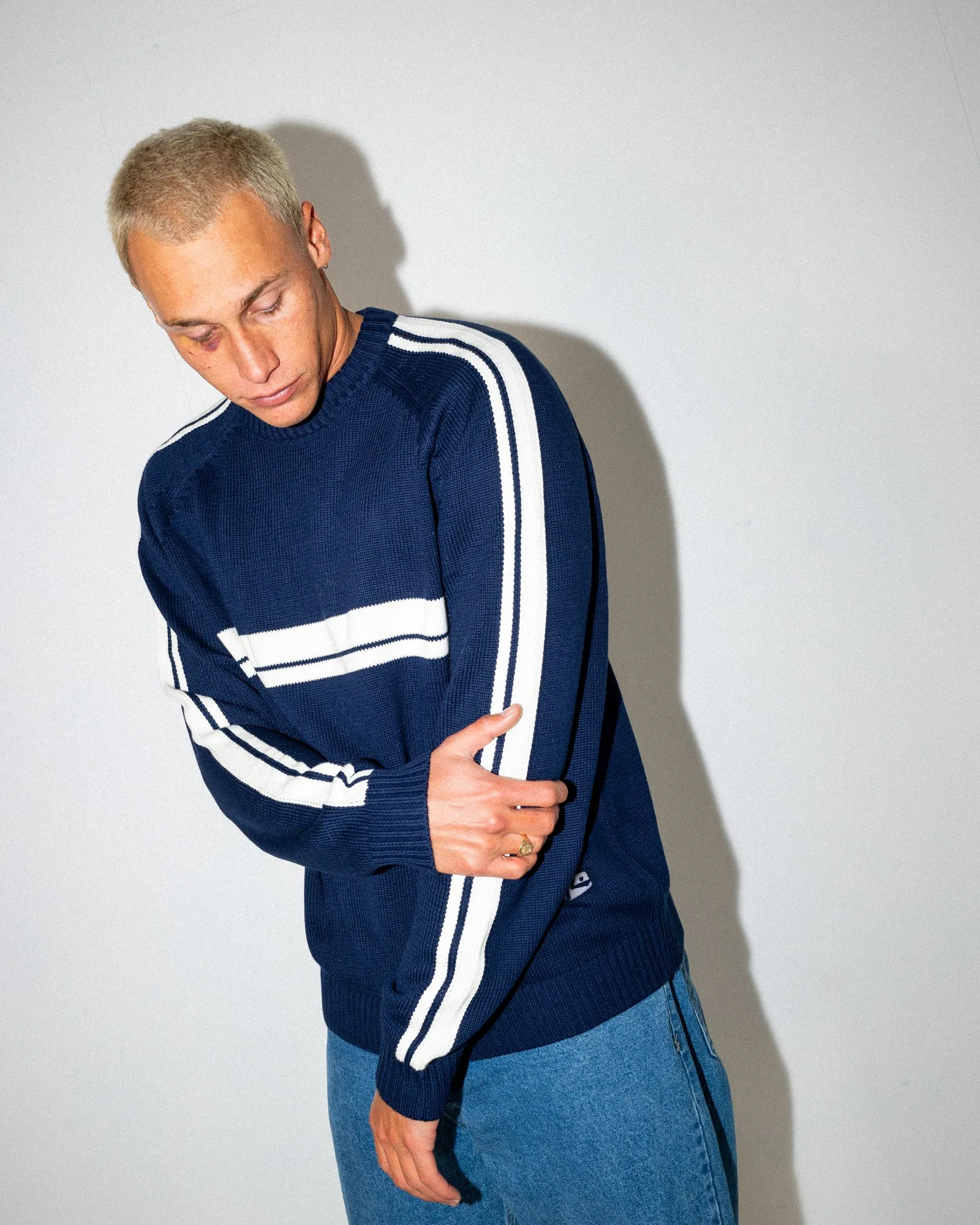 White Lines 2.0 Crew Knit