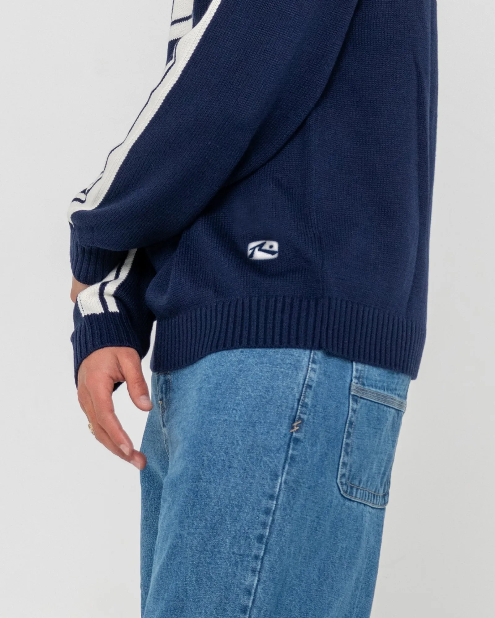 White Lines 2.0 Crew Knit
