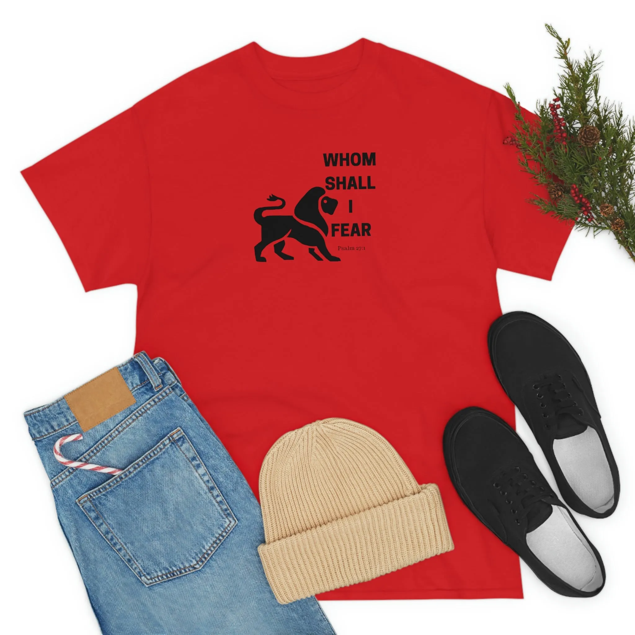 Whom Shall I Fear Men's Heavy Cotton Tee