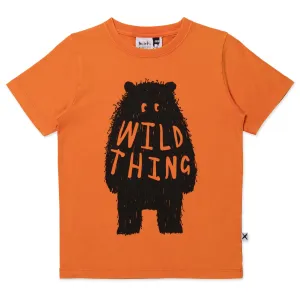 Wild Thing Tee- Orange Wash