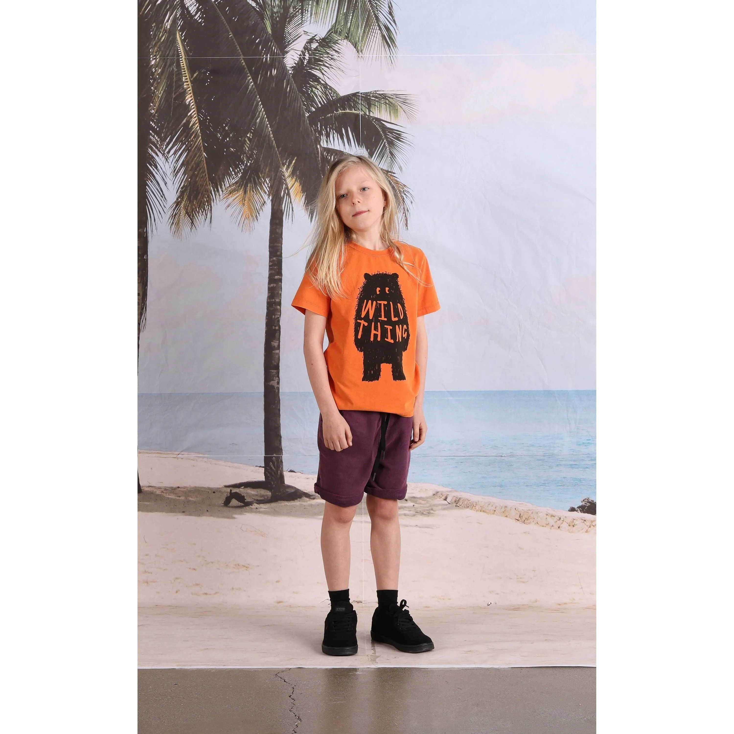 Wild Thing Tee- Orange Wash