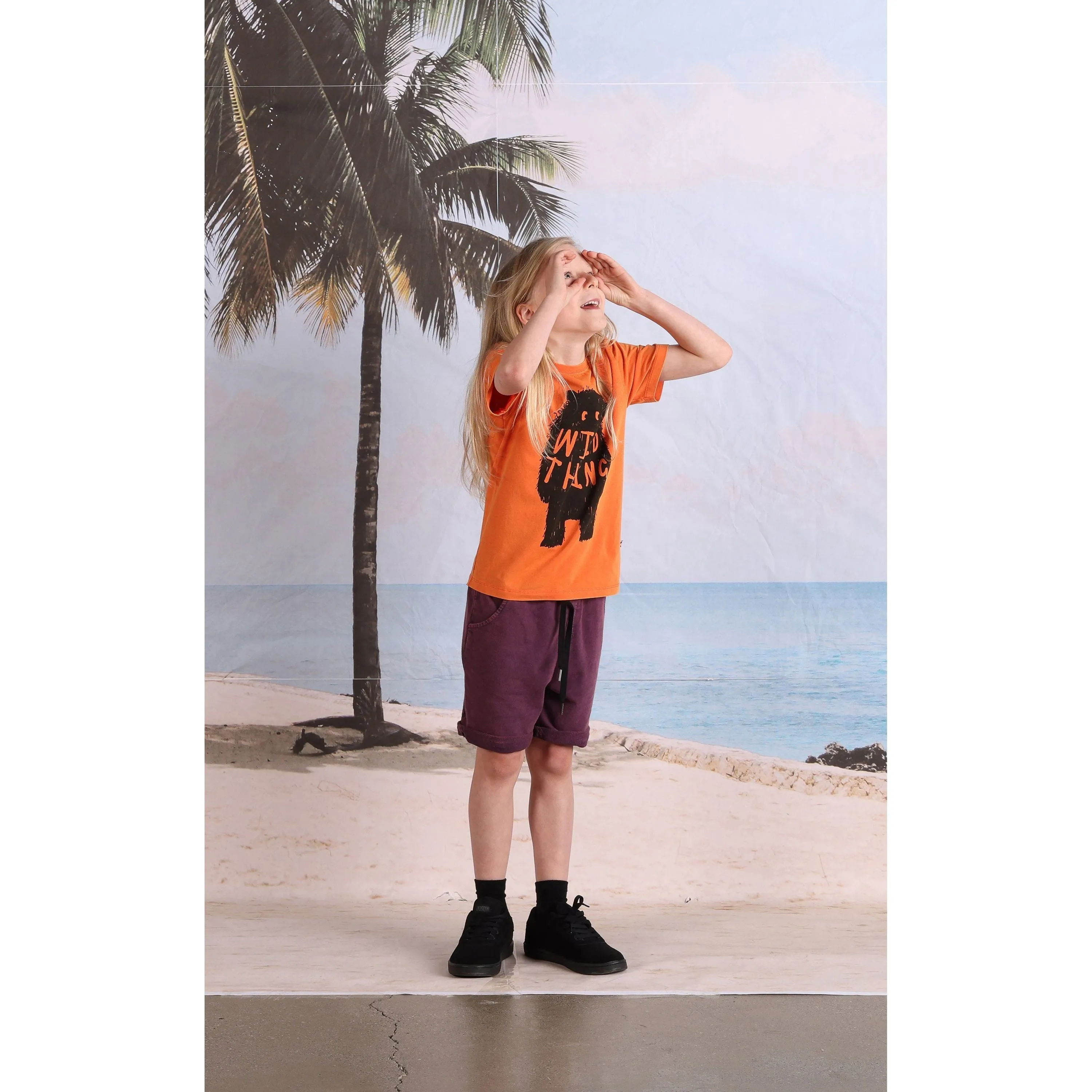 Wild Thing Tee- Orange Wash