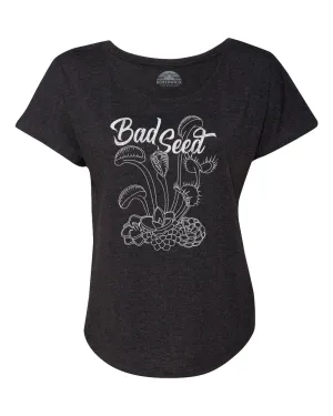 Women's Bad Seed Venus Fly Trap Scoop Neck T-Shirt