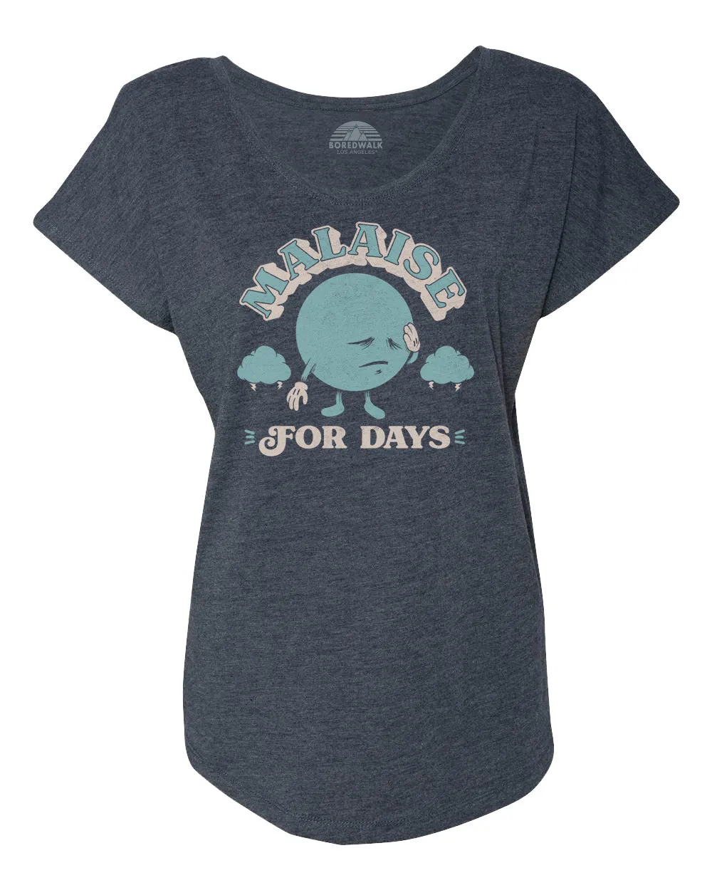 Women's Malaise For Days Scoop Neck T-Shirt