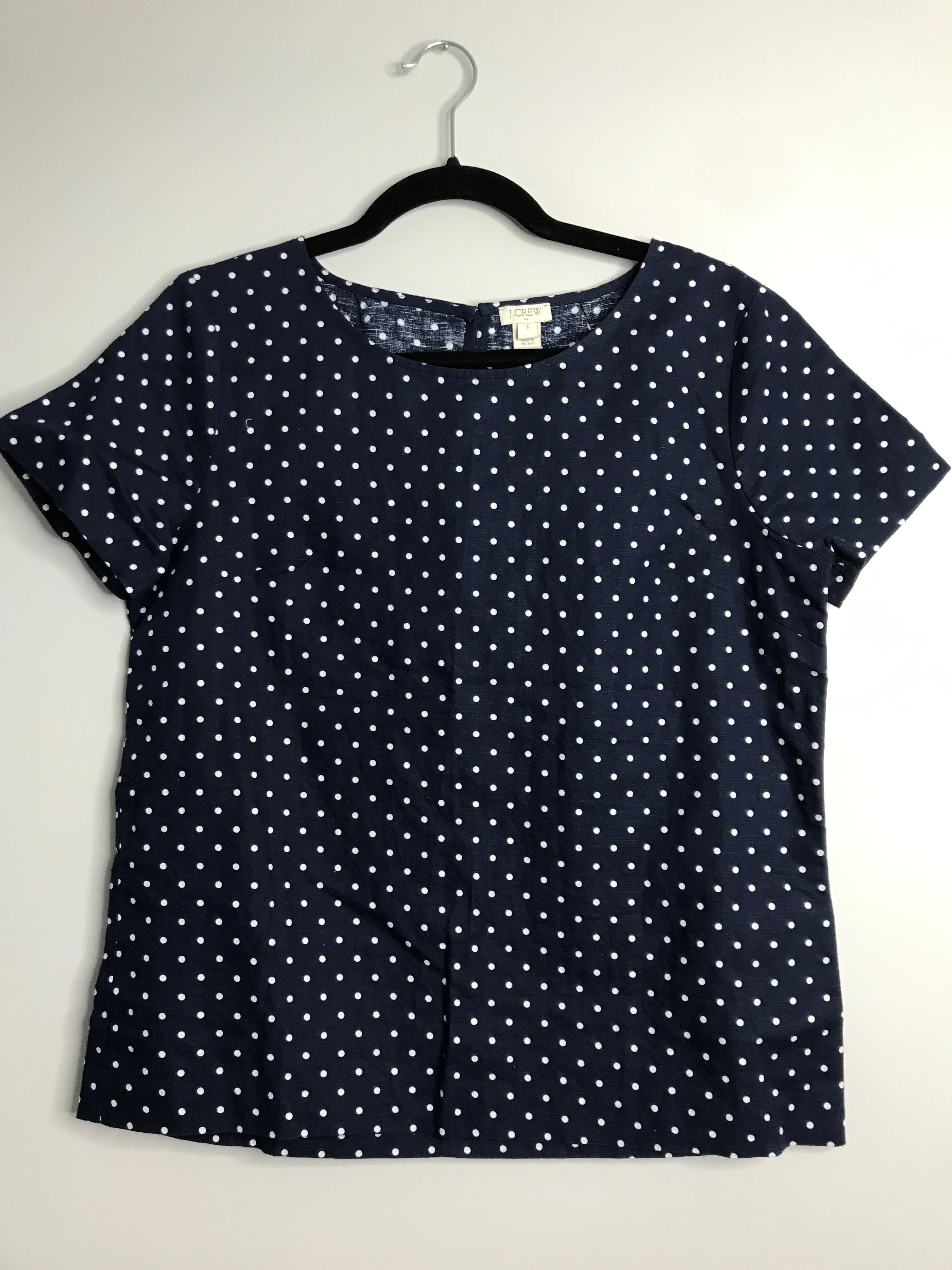 Womens Size Sm Misses Navy J Crew Tops