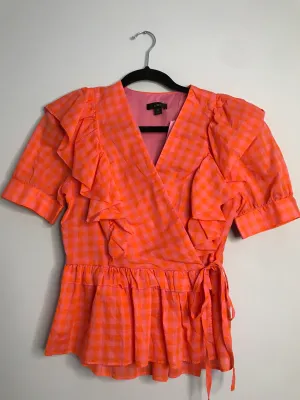 Womens Size XSm Misses Orange J Crew Tops