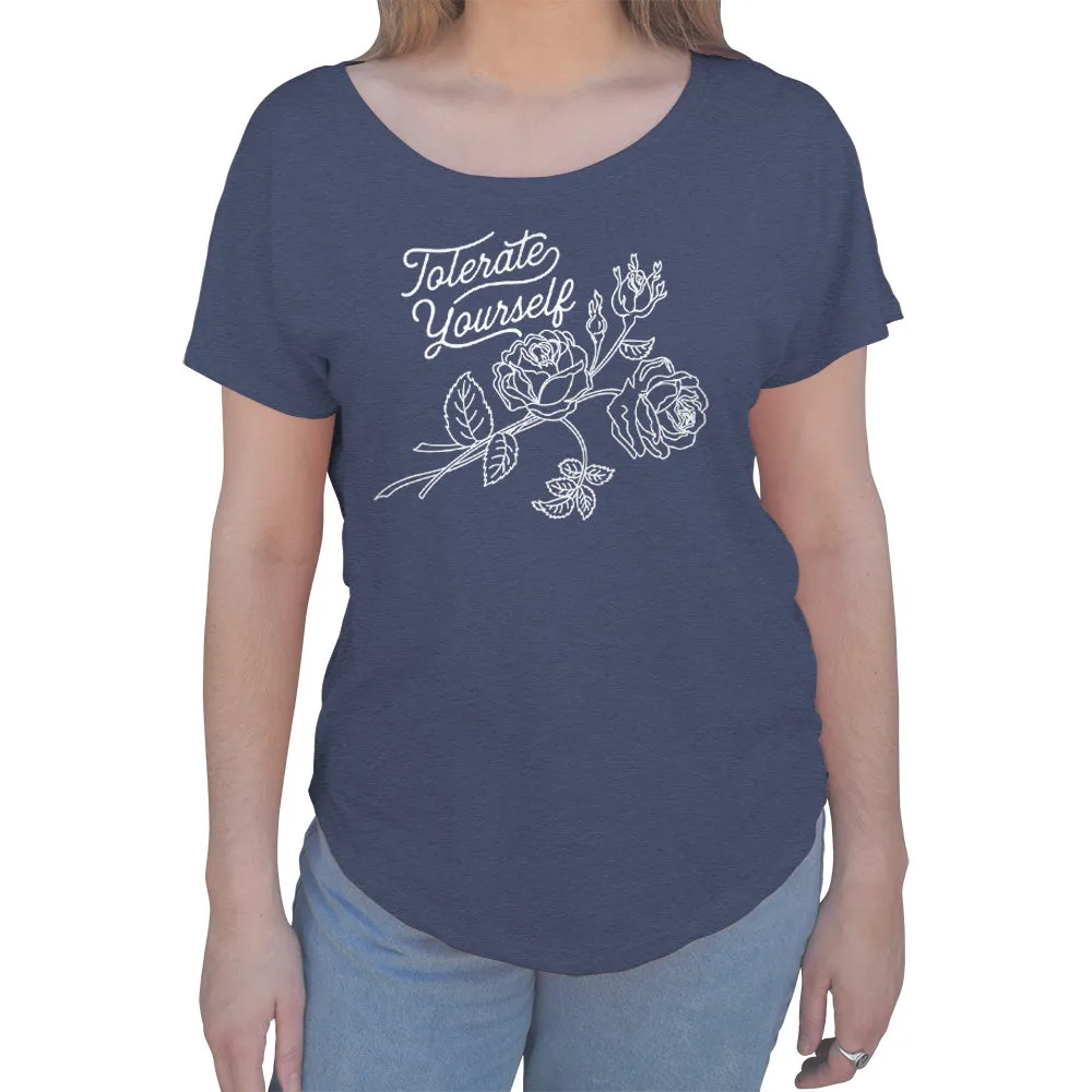 Women's Tolerate Yourself Scoop Neck T-Shirt