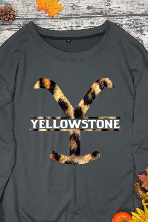 Yellowstone Crew Neck Long Sleeves Tops