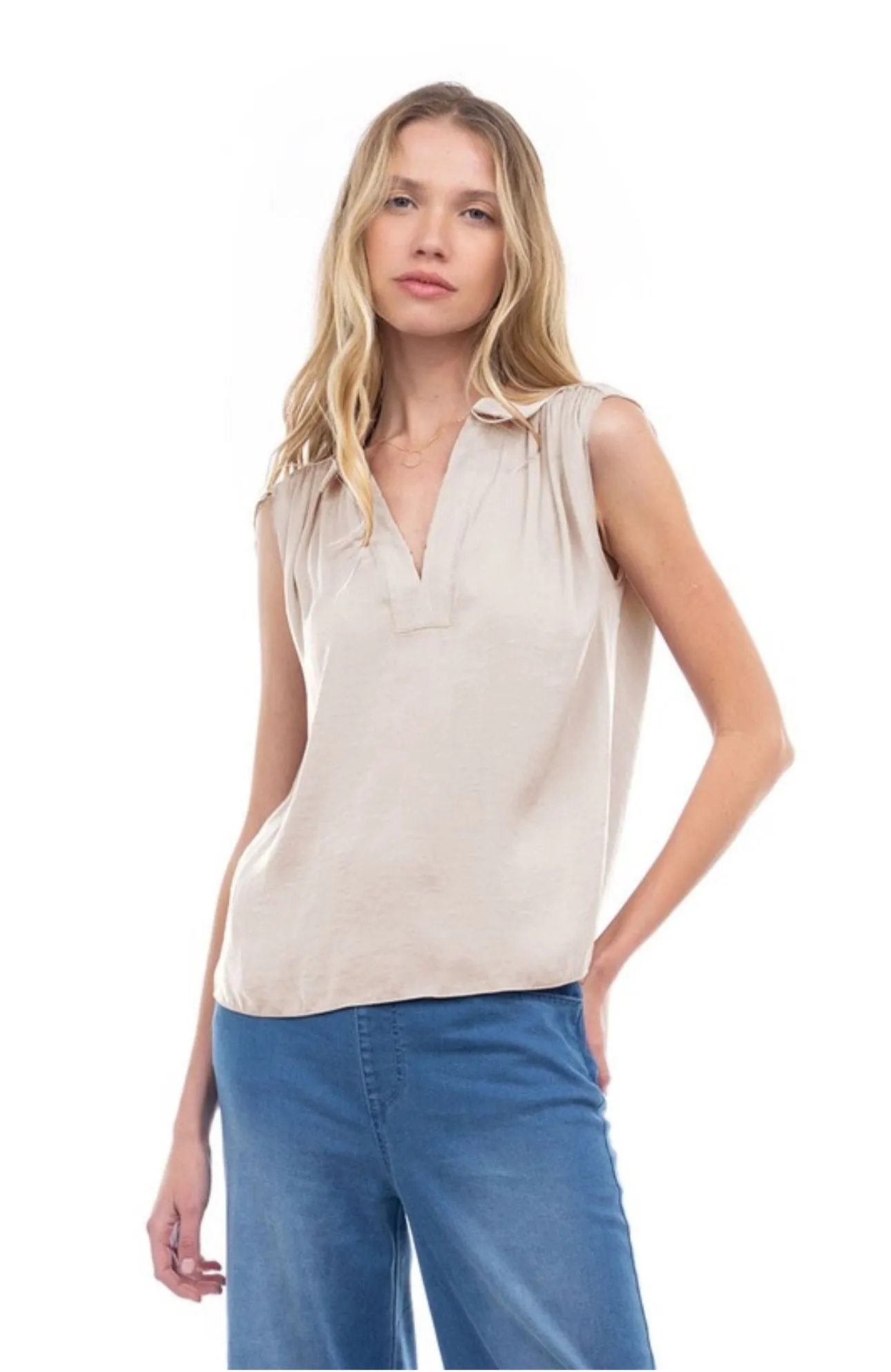 Ylena V-Neck Blouse
