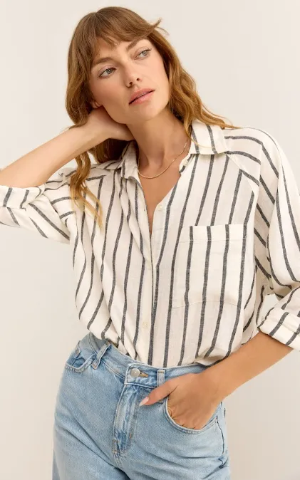 Z Supply Perfect Linen Top