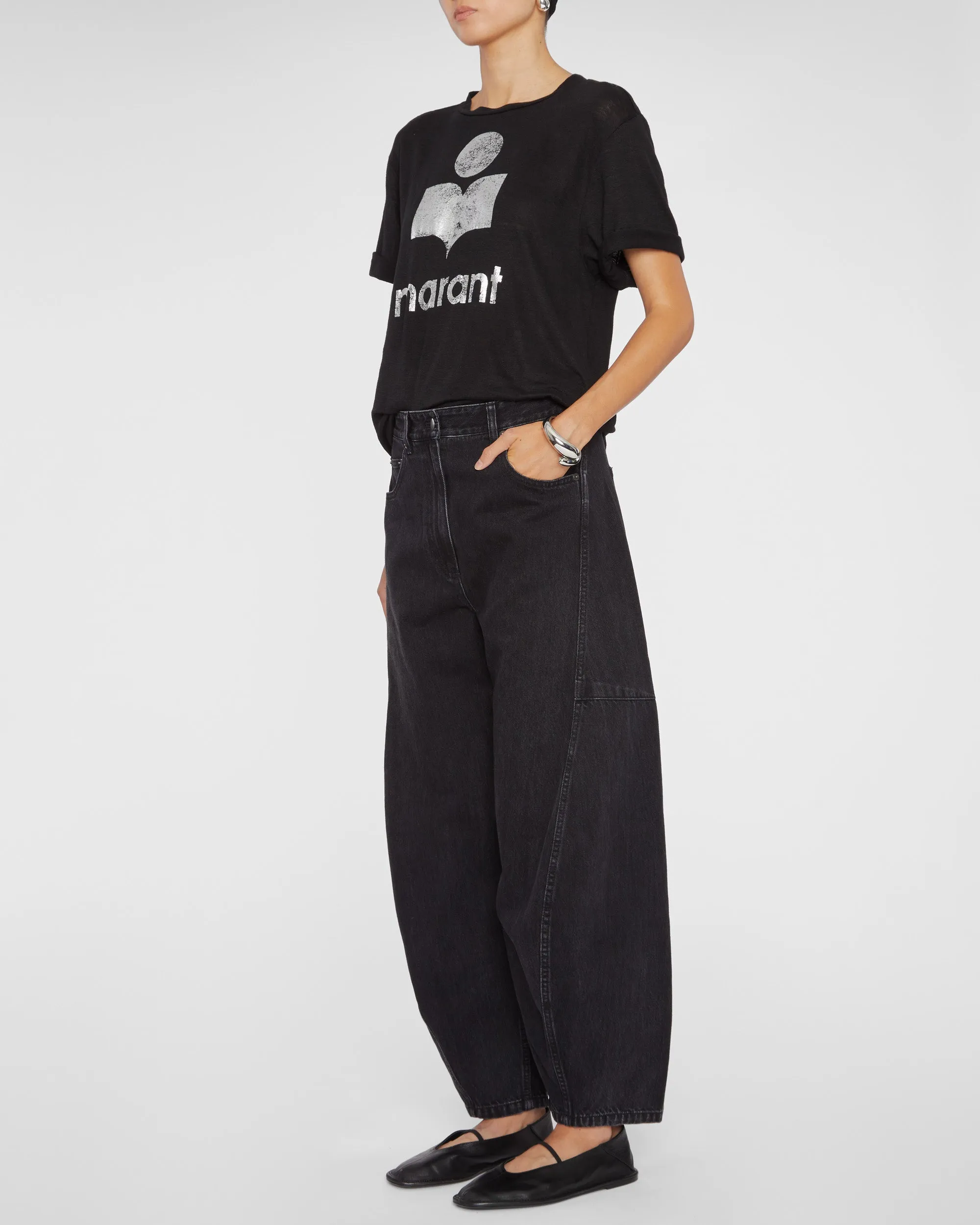 Zewel Shiny Marant Linen Tee