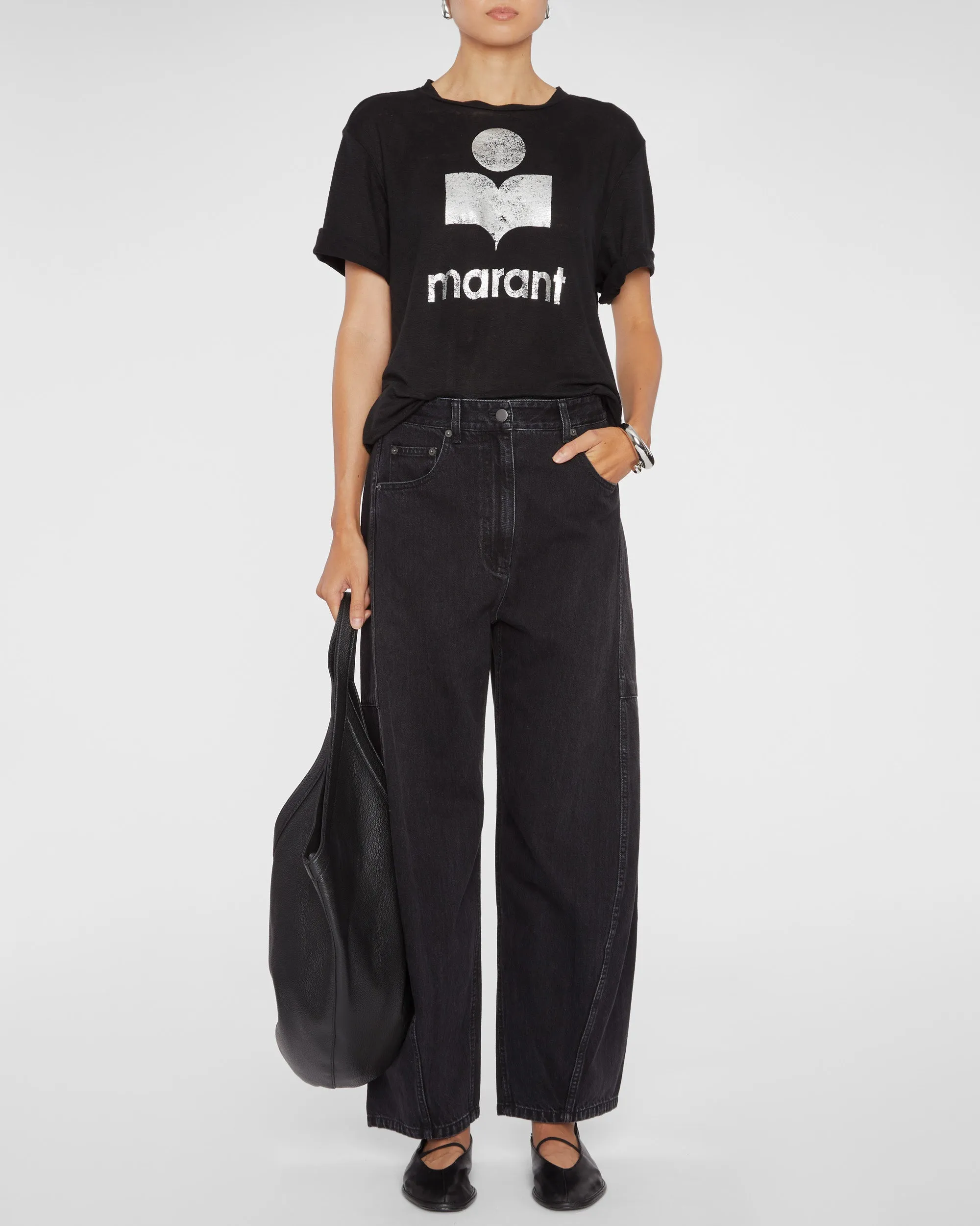 Zewel Shiny Marant Linen Tee